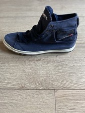 Diesel Magnete Exposure 1 Mens Hi Top Black Sneakers Boots Size UK 9.5  EUR 44