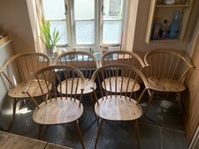 Set Of Six Ercol Cowhorn