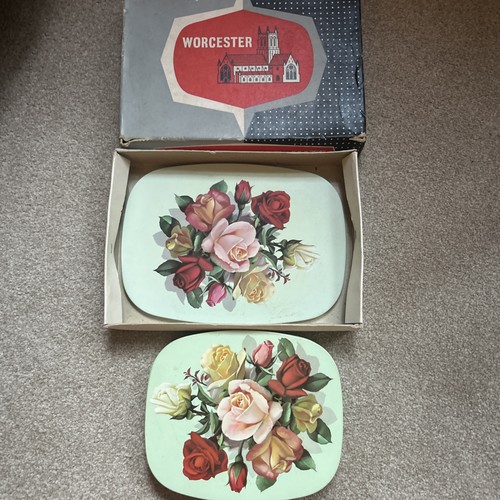 Worcester ware 50s placemats - 50s,