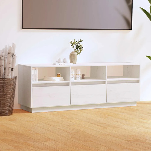 Solid pine stand white - stand,