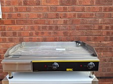 Catering Equipment New Buffalo Griddle, Table on wheels. Used ChefMaster Grill