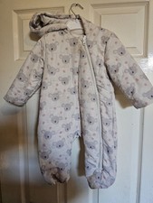 Koala Print Pramsuit Snowsuit
