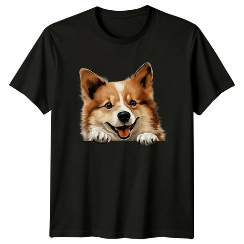Cute corgi peekaboo - cute,
