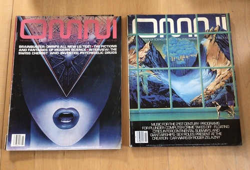 Omni magazines 2 vingae - omni,