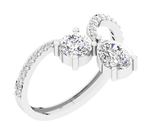 Pear lab grown stone diamond - lab, 2