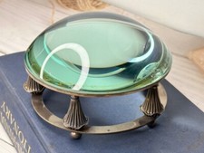 Antique desk magnifying glass - magnifying,