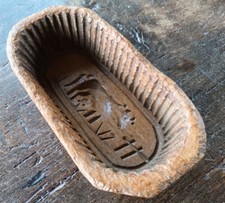 ANTIQUE WOODEN BUTTER MOULD