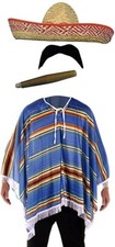 Mexican Poncho Bandit Costume