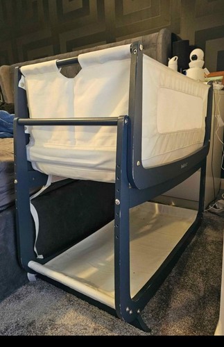 Snuzpod bedside crib - bedside, (slate)