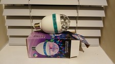 Disco Light Bulb 3W E27 Disco Light Mini Rotating LED RGB Bulb Party Light
