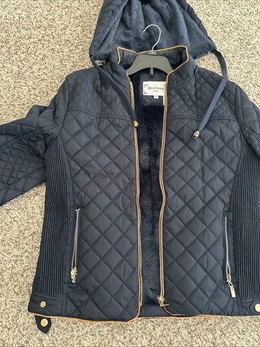Women quilted faux - quilted, fur