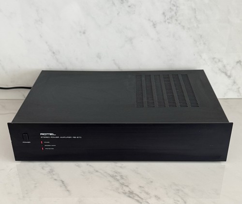 Rotel 870 power amplifier - power,