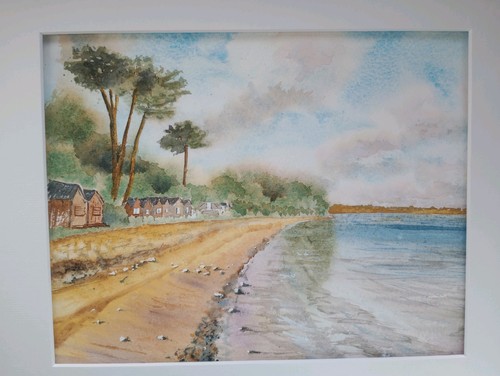 Original watercolour studland - original,