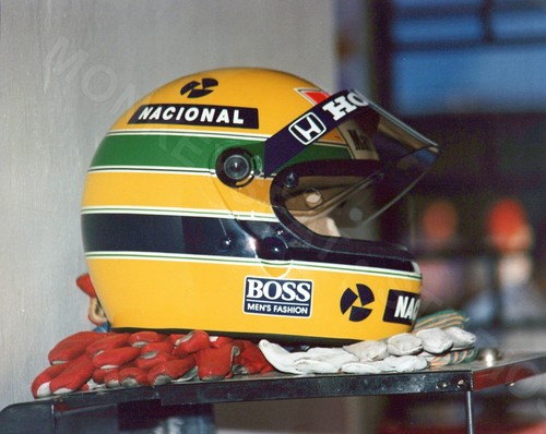 Ayrton senna helmet - helmet, –