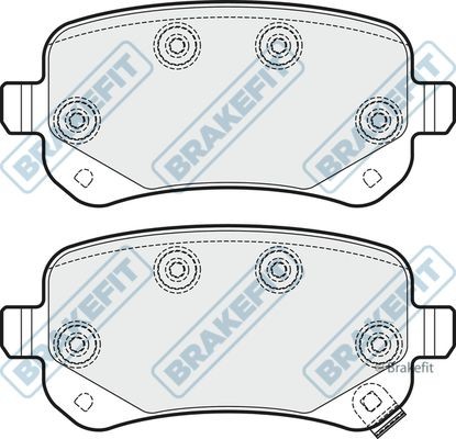 Apec blue rear brake - blue, pad