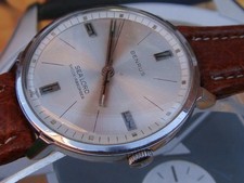 Benrus Sea Lord ref  1345 HW vintage mens mans stainless steel Swiss watch 1960s