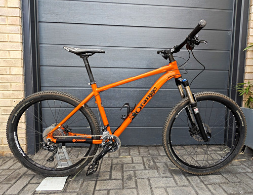 Orange clockwork hardtail mtb - orange,
