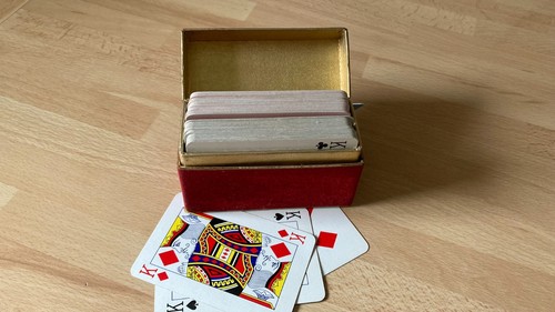 Vintage playing cards - vintage,