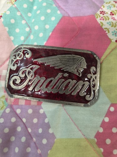Indian belt buckle - indian,