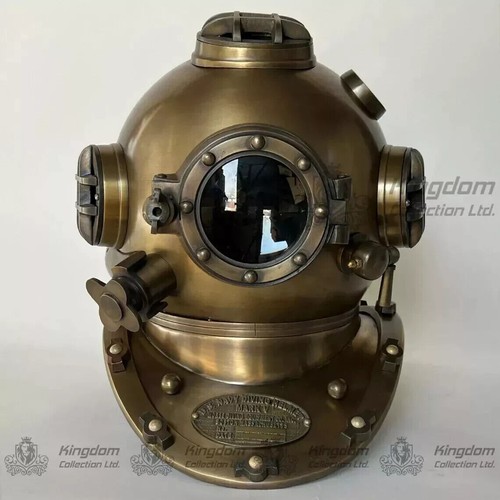 Antique diving helmet - diving,