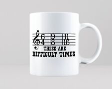 Time Signatures Music Mug Gift Funny Joke Musician Teacher Band Tea Coffee Cup