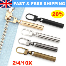 Metal Zipper Pull Replacement Zip Tags Fixer Slider Head Repair Kit Universal