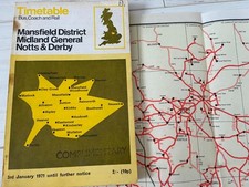Mansfield District, Midland General & Notts & Derby bus timetable 3rd January 71
