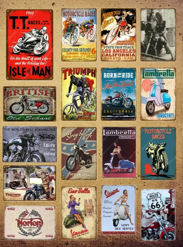 Transport metal signs - transport, plaques