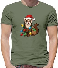 Ferret christmas lights mens - christmas,