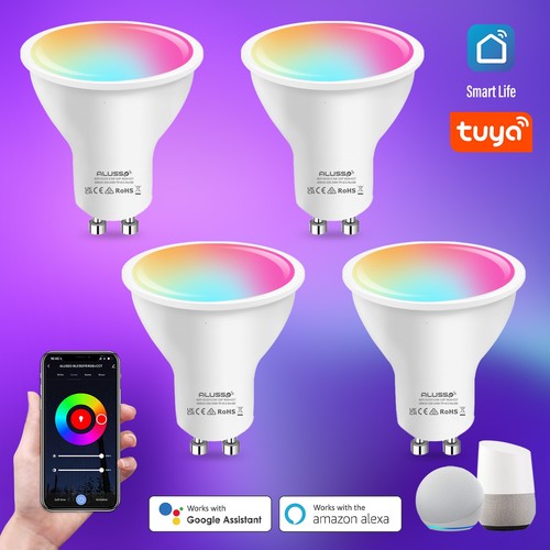 Wifi smart bulb - gu10, rgb