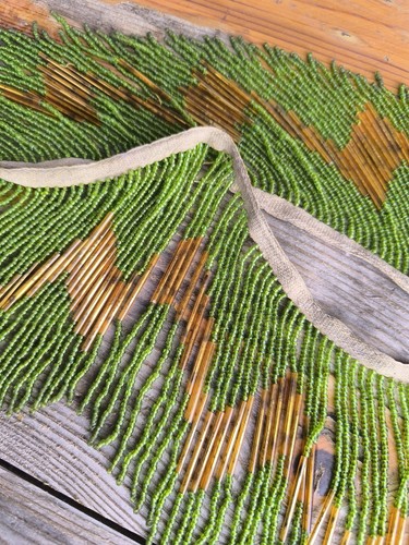 Beautiful antique bugle beads