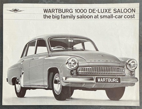 Wartburg 1000 luxe saloon - 1000,