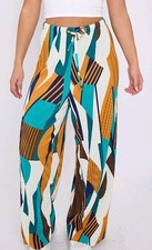 Shein Emery Rose Ladies Green Cuffed Trousers Size Medium