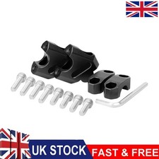 CNC 22mm Universal Handlebar Riser Clamp Mount Bracket Clamp Extend For Yamaha