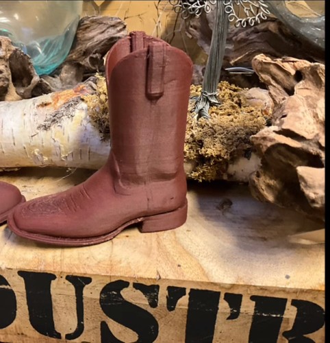 Pink cowboy boot flower - cowboy,