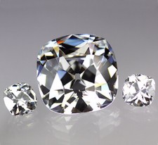 Old Mine Cut OMC Cushion Loose Cubic Zirconia Gemstone CZ - Size & Colour Choice