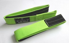 Fitness Bodybuilding/powerlifting/Strongman heavy duty lifting straps(Green)