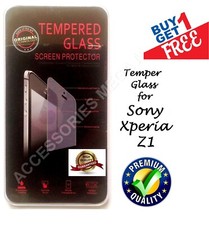 Premium Temper Glass Tempered glass screen protector guard for Sony Xperia Z1