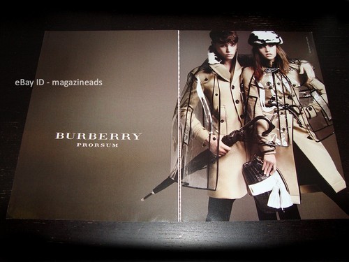Burberry page print fall - ad,