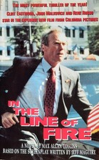 CLINT EASTWOOD  -  IN THE LINE OF FIRE Film Tie-in Novel from 1993