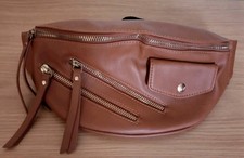 New Look Women's brown bumbag 