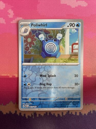 Pokemon card poliwhirl - pokemon,