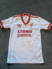 Liverpool away shirt. 1986 1987 1988. Adidas original. Crown paints Large Boys.