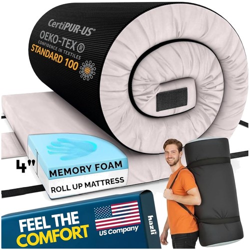 Portable memory foam camp cot - portable,