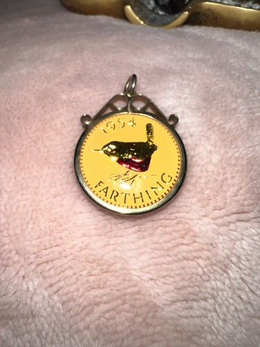 9ct gold enamelled - enamelled, 1954