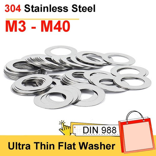 M40 ultra thin flat - flat, washer