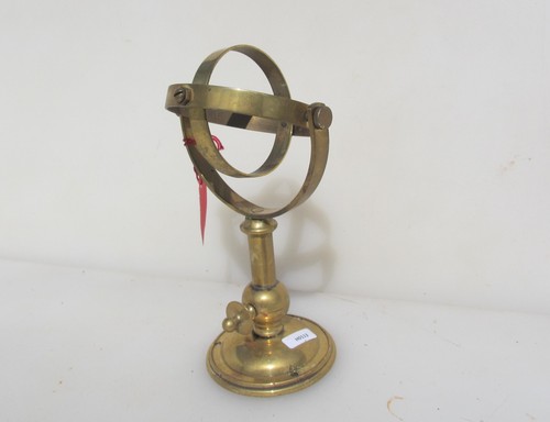 Antique brass gimbal - brass,
