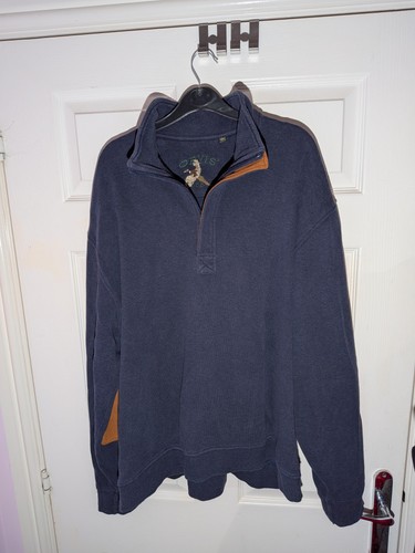 Orvis jumper mens blue 4 - mens, 1/4