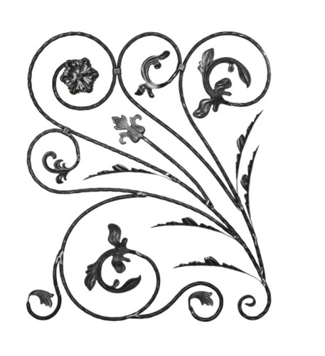 Wrought iron ornament - wrought,