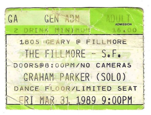 Graham parker 89 san - parker,